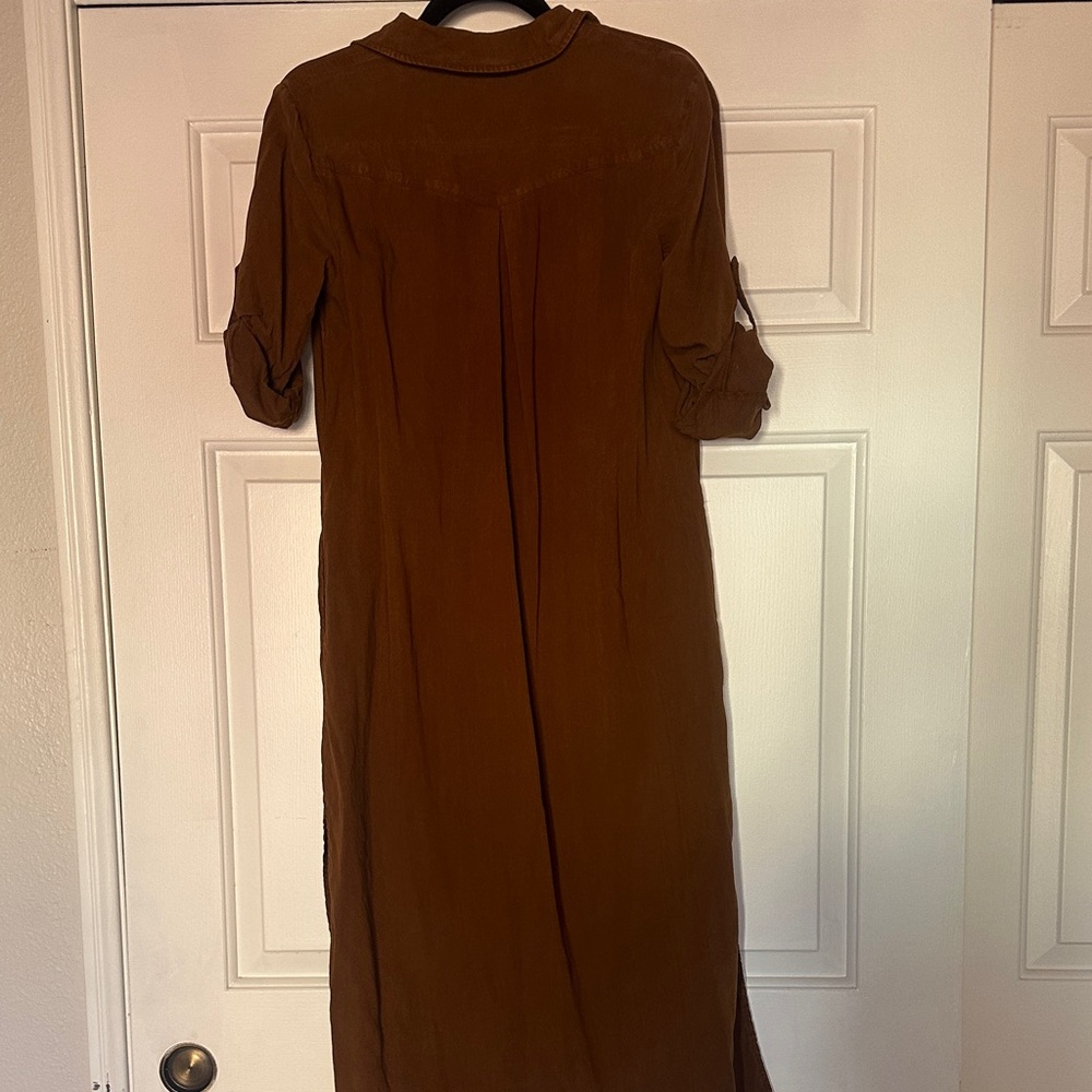 Brown Bella Dahl duster dress - Picture 7 of 8